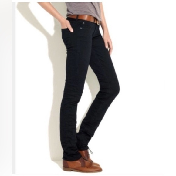 Madewell Rail Straight Jeans in Black Size 26 - Picture 3 of 9